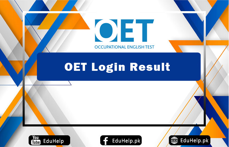 OET Login Result 2022 My Portal