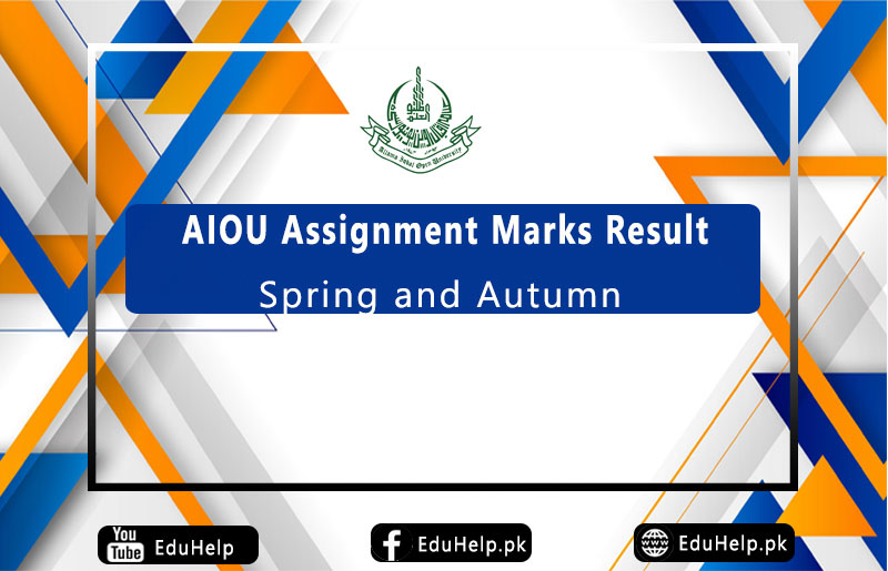 assignment marks spring 2023