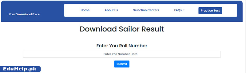 Join Pak Navy Result Shortlist Check by Roll Number 