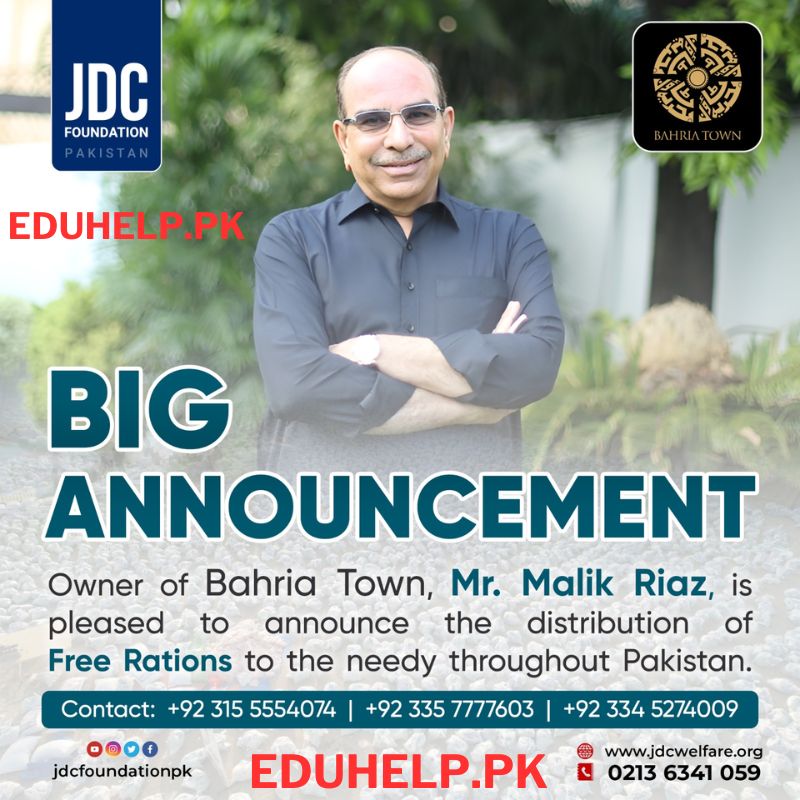 Malik Riaz Free Rashan Program Apply Online