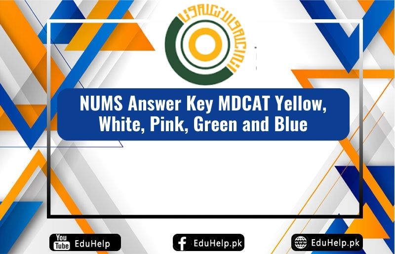 NUMS Answer Key MDCAT