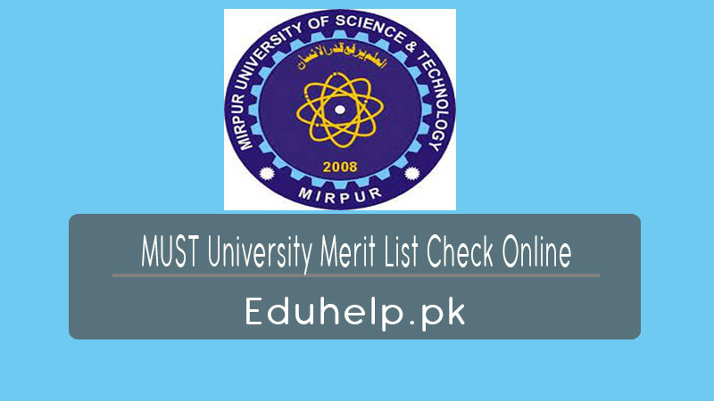 MUST University Merit List Check Online