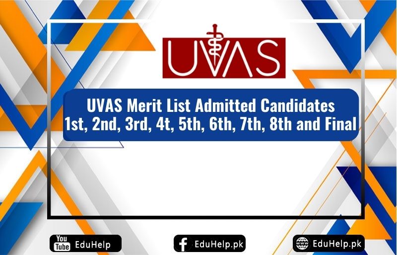 UVAS Merit List Admitted Candidates